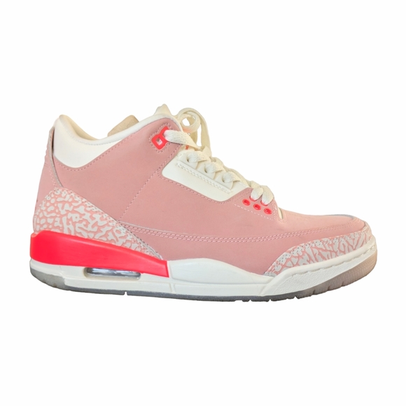 Nike Jordan 3 Retro Rust Pink CK9246-600 Women 6.5US w/ Box Tags Extra Laces - Picture 4 of 15